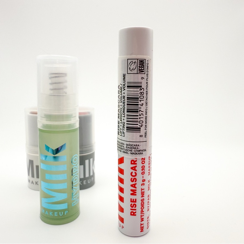 x4 Milk Makeup Mini WERK Lip Cheek LIT Highlighter Mascara Hydrogrip Primer NWOB - Picture 9 of 12